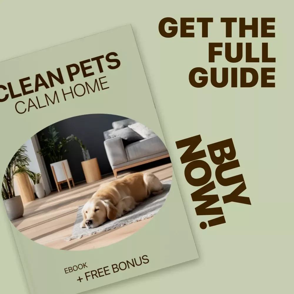 Clean Pets, Calm Home | Pet Cleaning Guide eBook, Fur Control Cleaning Routines, Calm Home With Pets Digital Download