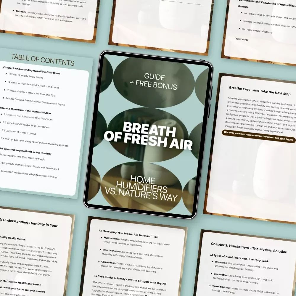 Breath of Fresh Air: Home Humidifiers vs. Nature’s Way - The Ultimate Guide to Boosting Your Indoor Air Quality