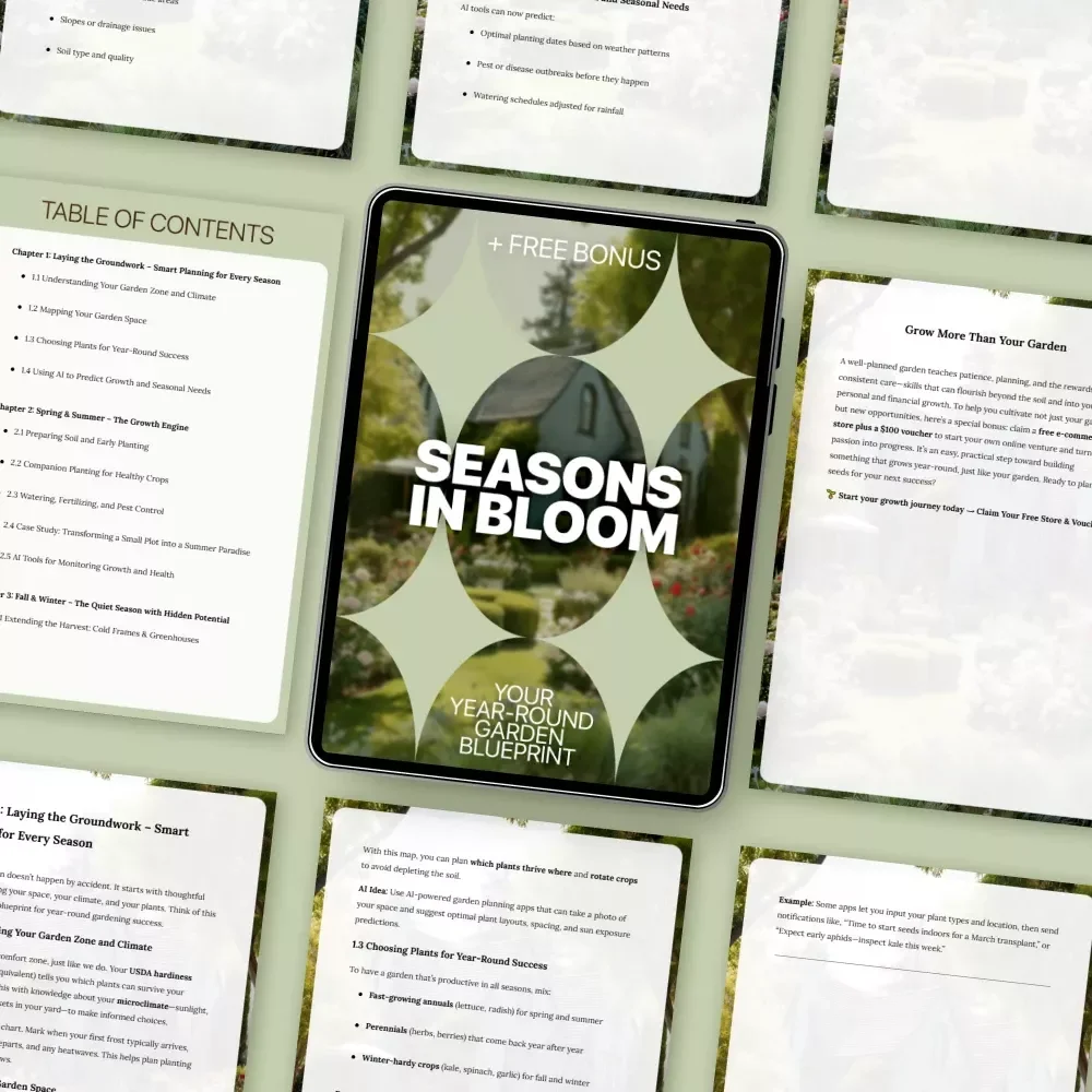 Seasons in Bloom: Your Year-Round Garden Blueprint - A Digital Guide for Year-Round Garden Planning