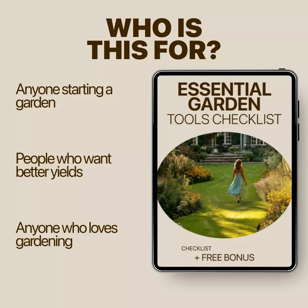 Essential Garden Tools Checklist: Everything You Need for a Thriving Garden | Printable Essential Garden Tools List for Beginners & Experienced Gardeners