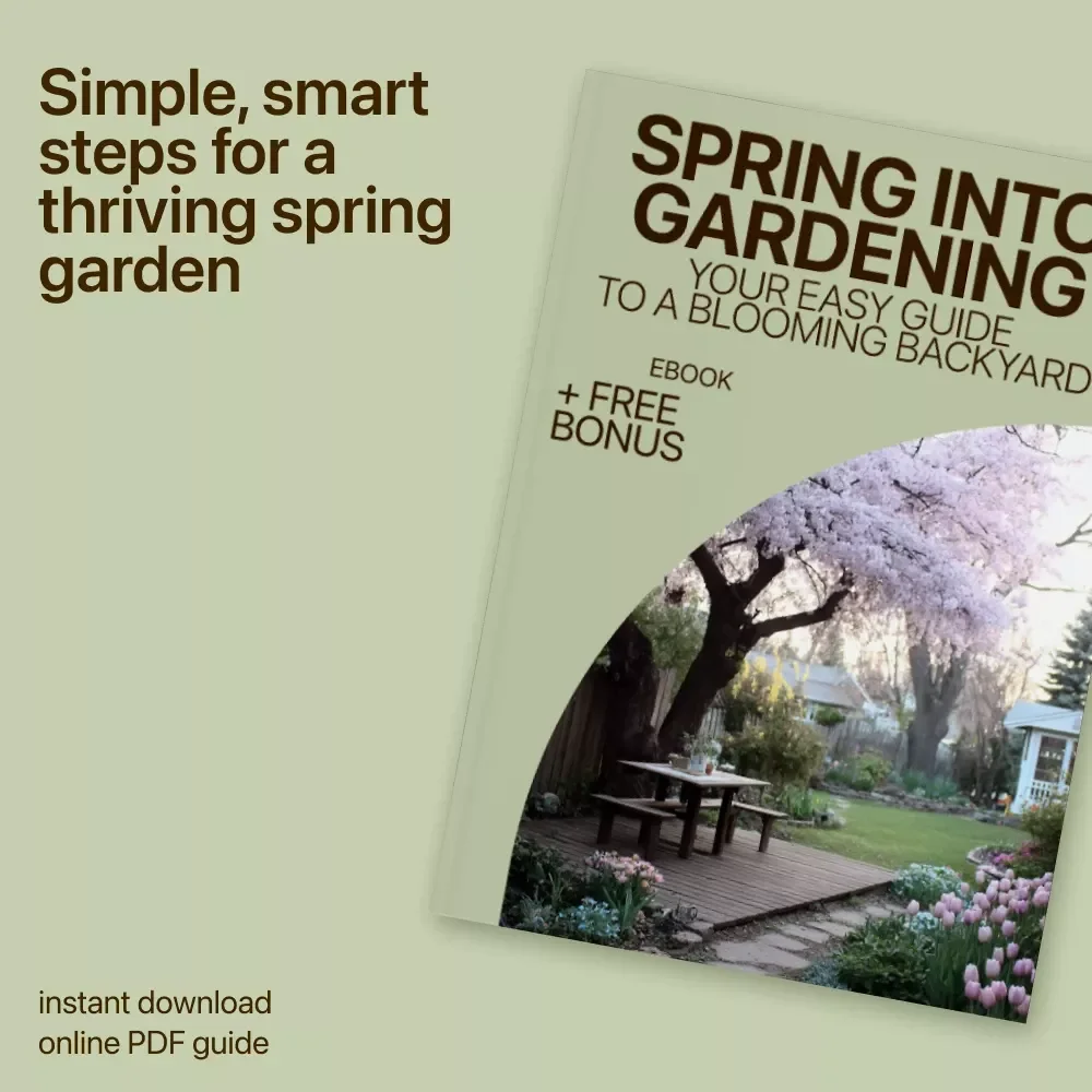 Spring Into Gardening: Your Easy Guide to a Blooming Backyard – Digital eBook for Garden Spring Prep
