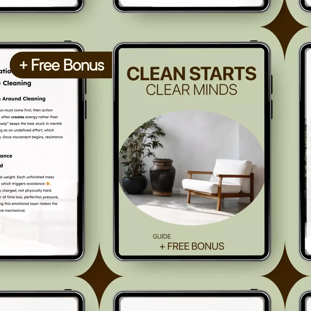 Clean Starts, Clear Minds: The Ultimate Guide to Boosting Your Cleaning Motivation and Building Lasting Habits