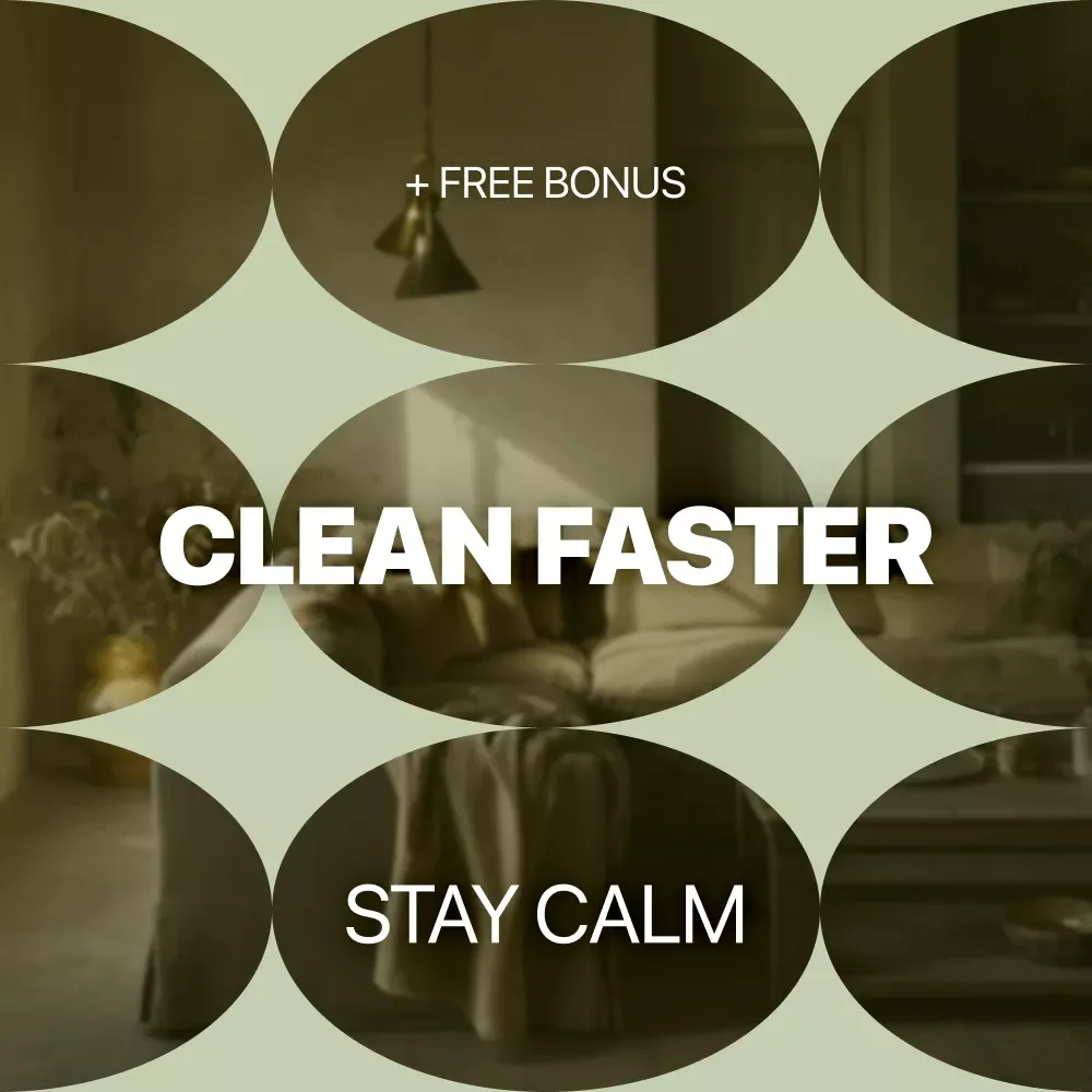 Clean Faster, Stay Calm – A Stress-Free Speed Cleaning Guide for Busy Homes | Learn how to clean faster without stress