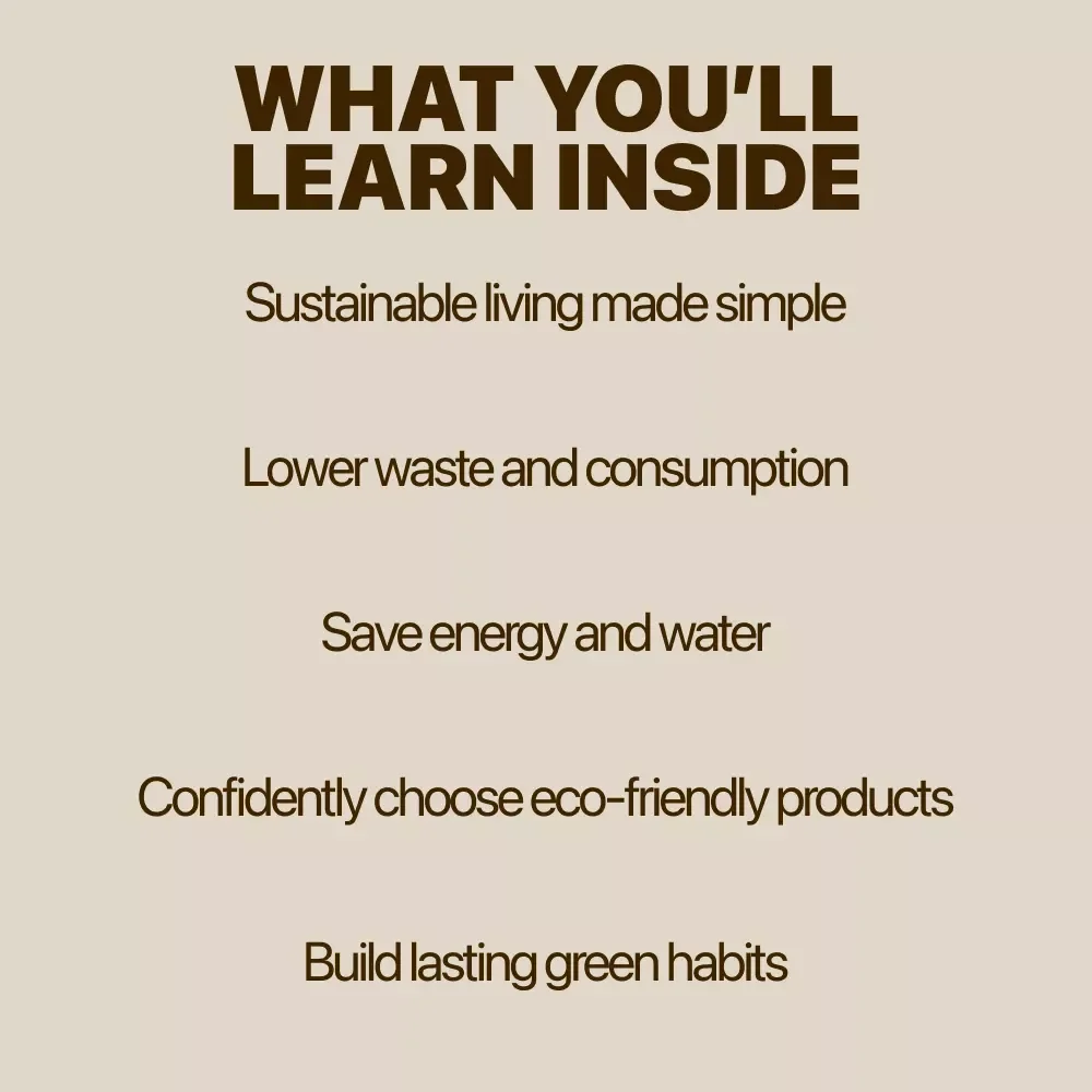 Green Living Habits for a Healthier Home: Eco Friendly Home Habits eBook for Sustainable Living