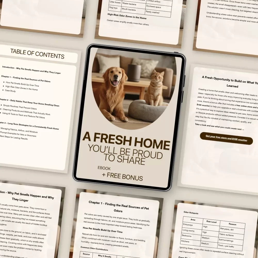 A Fresh Home You’ll Be Proud to Share: A Guide to Reducing Pet Smells at Home