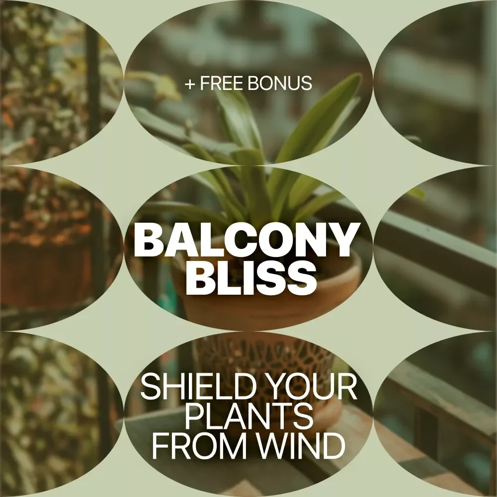 Balcony Bliss: Shield Your Plants from Wind – Smart Guide to Balcony Plant Wind Protection for Small Spaces & Urban Gardens