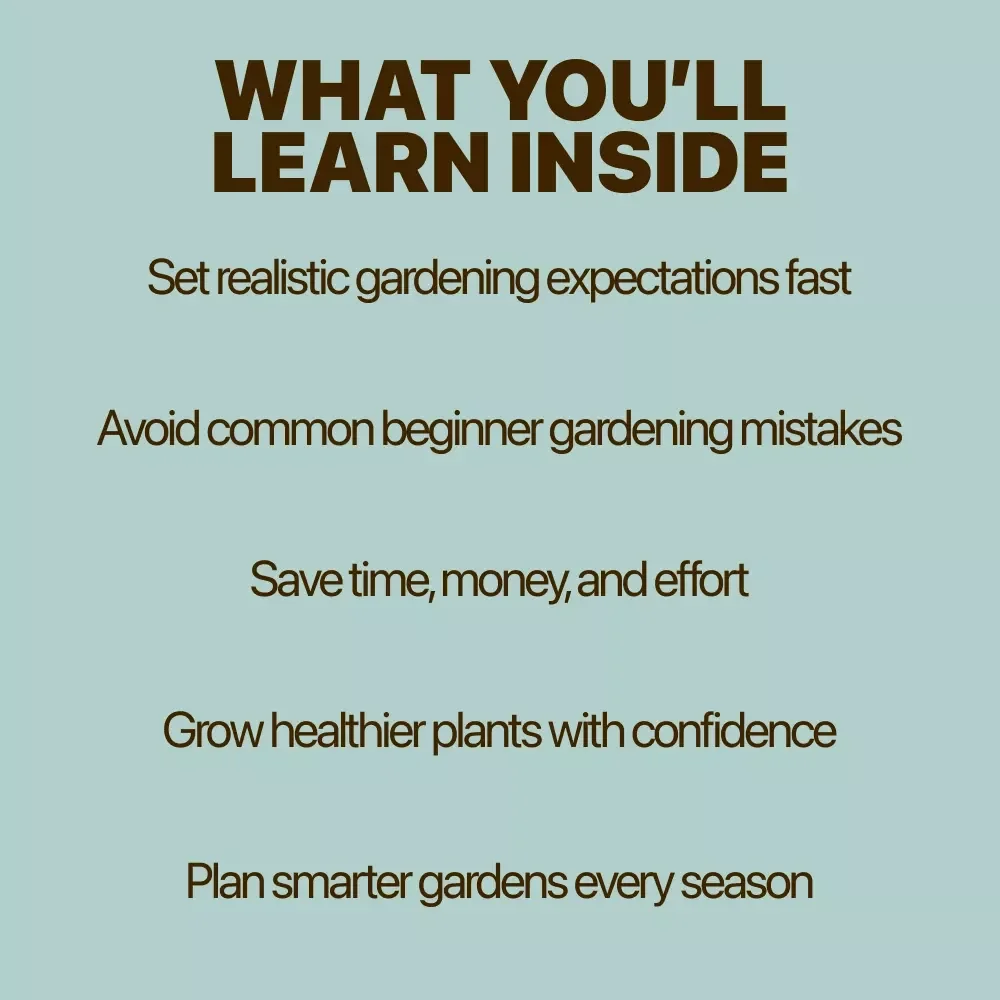 Garden Dreams vs Dirt Reality: A Practical Guide | Honest Gardening Ebook on Garden Expectations vs Reality for Beginners & Home Gardeners