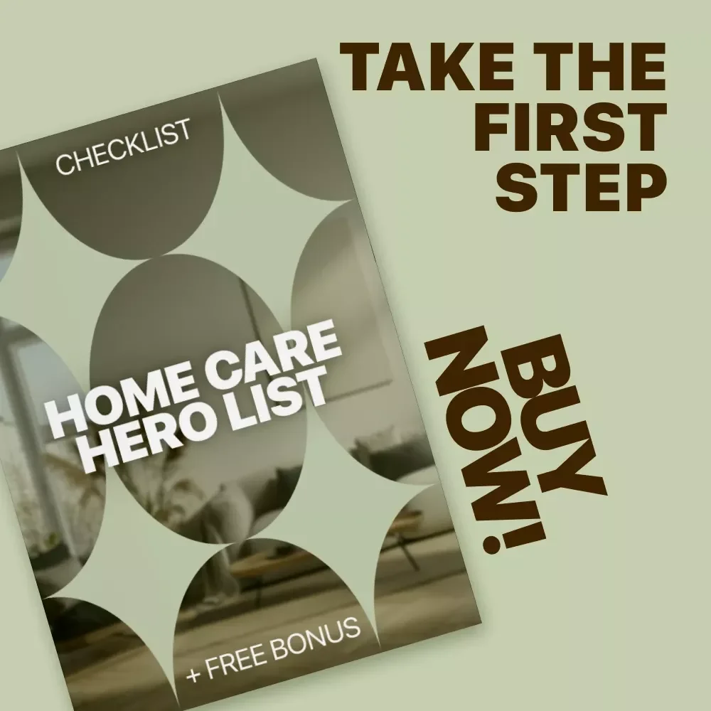 Home Care Hero List | Ultimate Home Maintenance Planning Tips Checklist | Digital Download for Stress-Free Home Upkeep