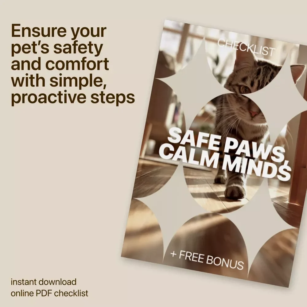 Safe Paws, Calm Minds: Pet Safety at Home Checklist for Peace of Mind