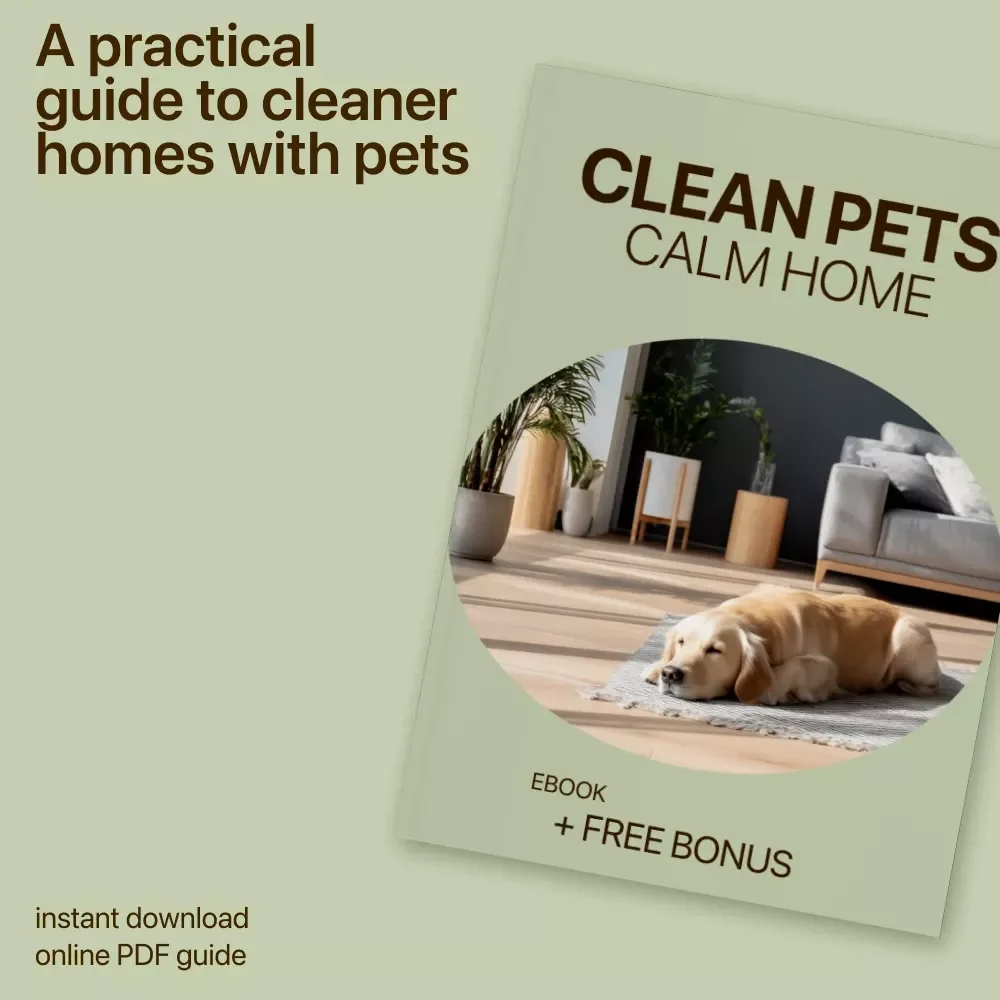 Clean Pets, Calm Home | Pet Cleaning Guide eBook, Fur Control Cleaning Routines, Calm Home With Pets Digital Download