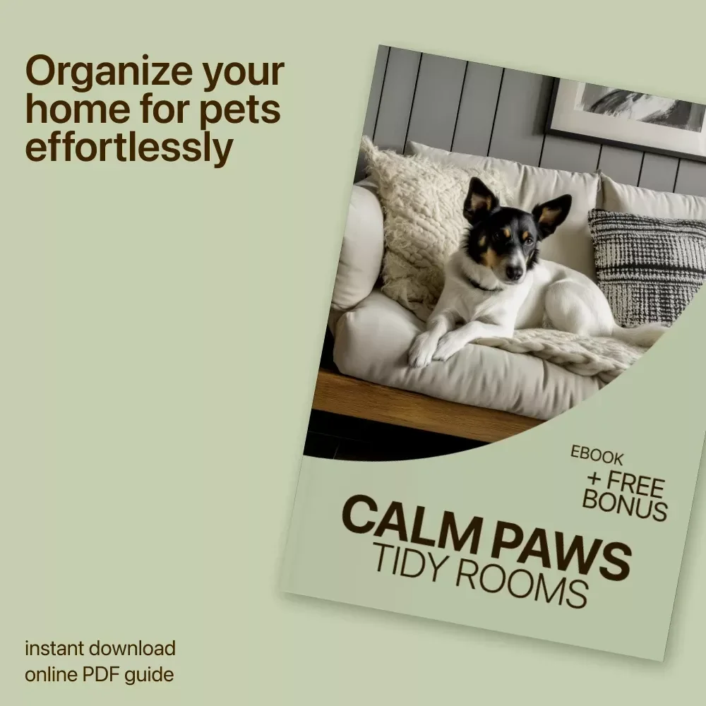Calm Paws, Tidy Rooms | Pet Friendly Home Organization eBook for Clean, Stylish Homes with Pets