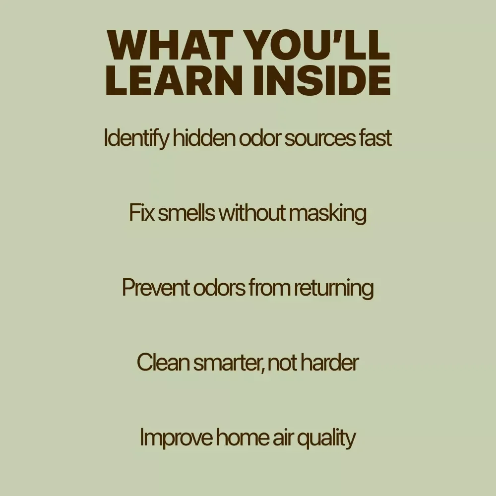 Hidden Smells, Clear Homes – A Practical eBook Guide to House Smells Causes and Fixes for Fresh, Odor-Free Living