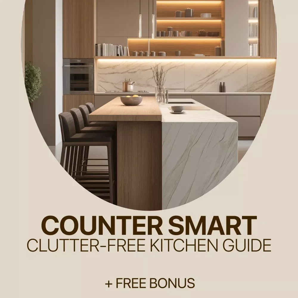 Counter Smart: Your Simple Guide to a Clutter-Free Kitchen | Kitchen Counter Organization Basics eBook | Declutter, Organize & Maintain Clear Counters