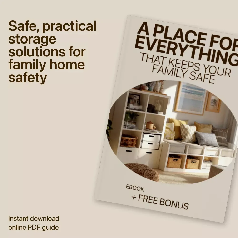 A Place for Everything That Keeps Your Family Safe - Safe Storage Ideas for Families eBook