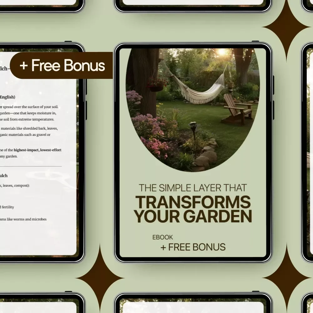 Mulch Magic: The Simple Layer That Transforms Your Garden | Smart Gardening eBook on mulch benefits for Healthier Soil & Easier Maintenance