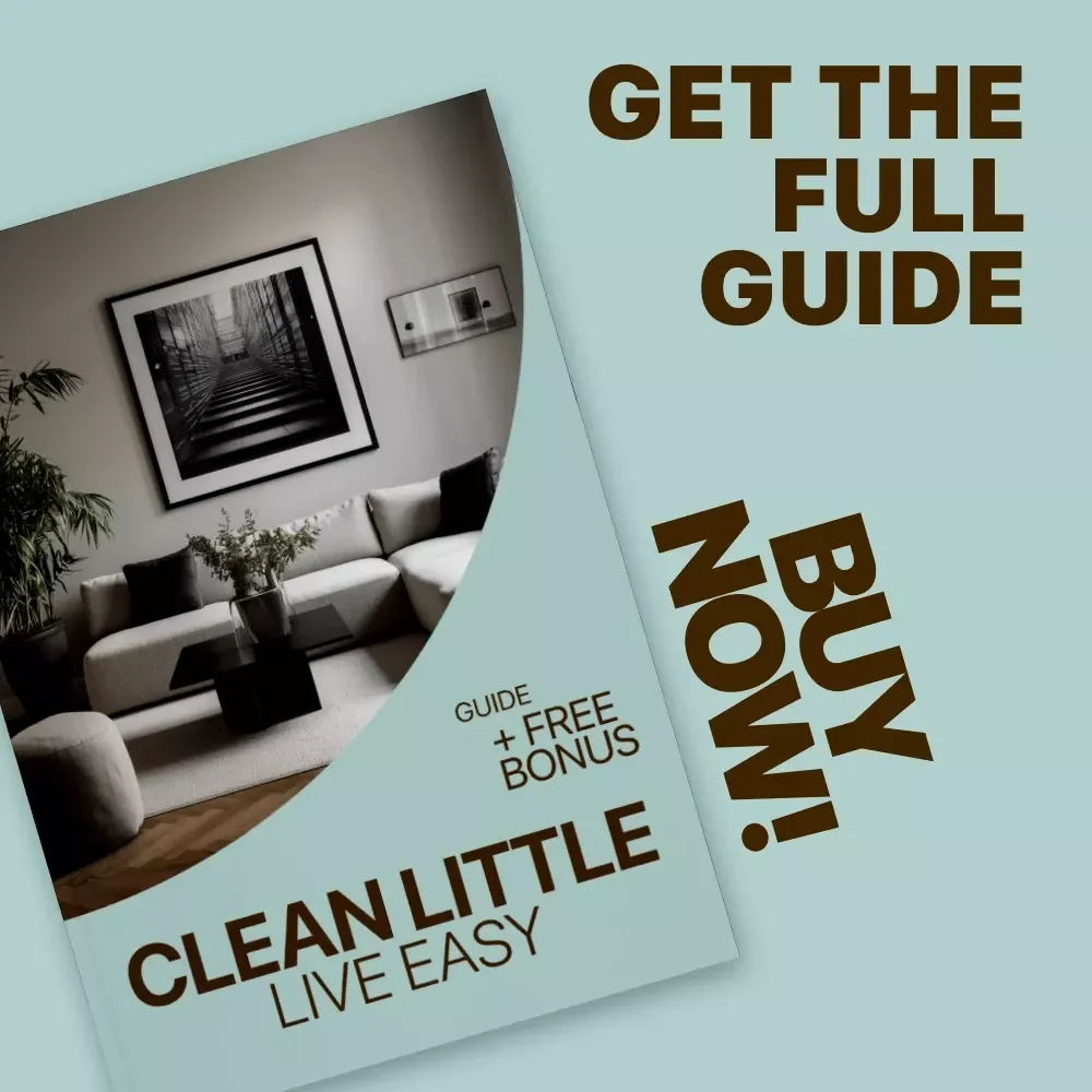 Clean Little, Live Easy – Daily Cleaning Routine Guide, Simple Home Reset Checklist, Small Daily Cleaning Tasks eBook for Busy People