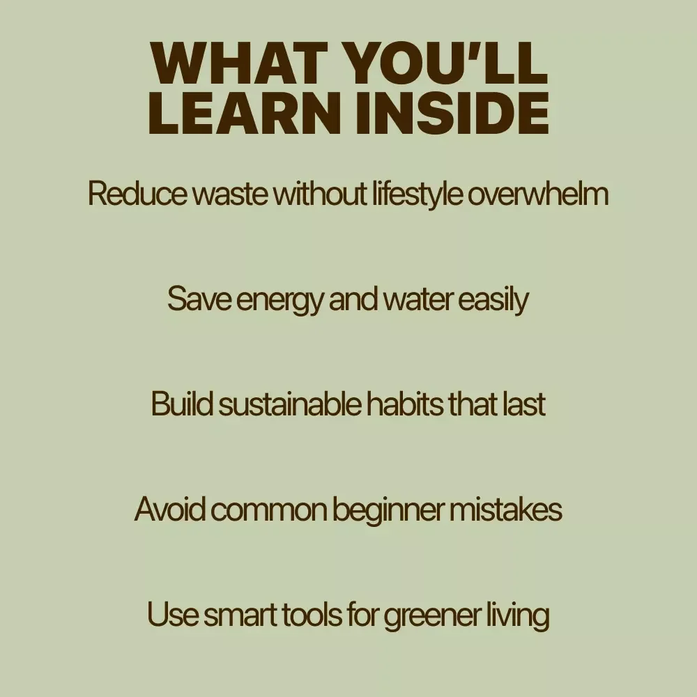 Beginner Habits for a Sustainable Living Space – Easy Green Home Habits for Beginners Guide | Eco-Friendly Home Reset