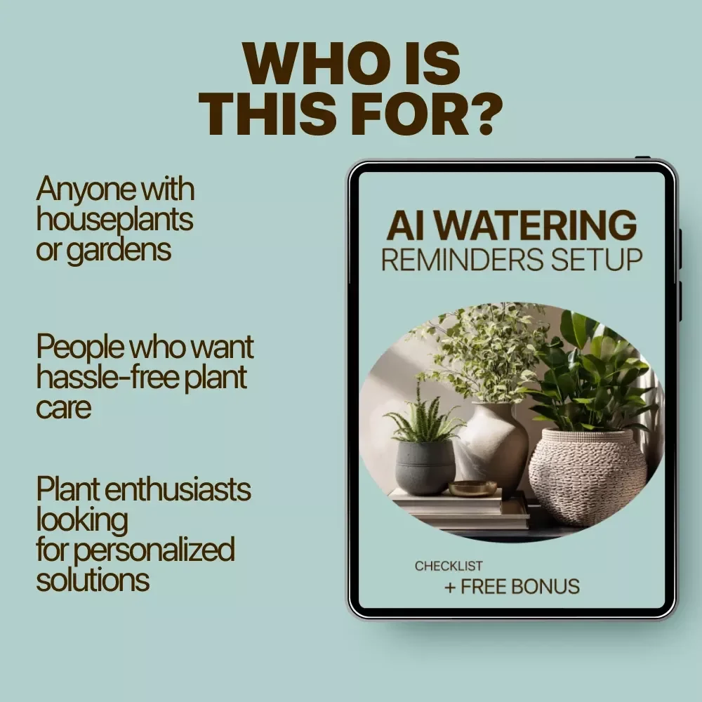 AI Watering Reminders Setup 🌱💧 | Smart Plant Care Checklist