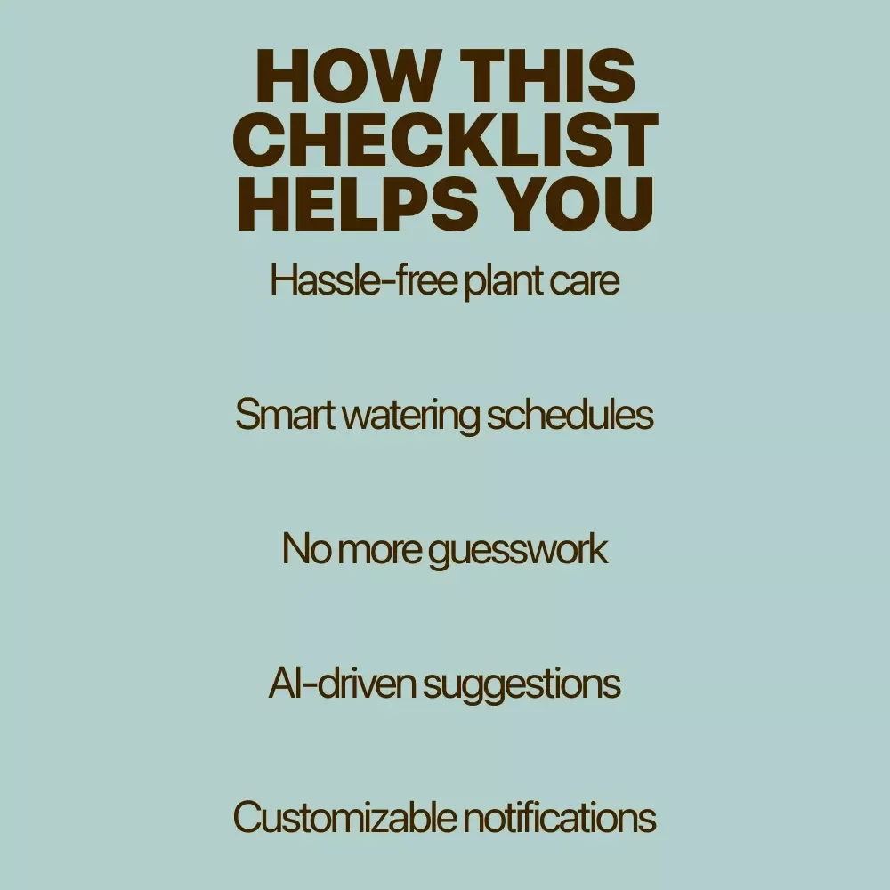 AI Watering Reminders Setup 🌱💧 | Smart Plant Care Checklist