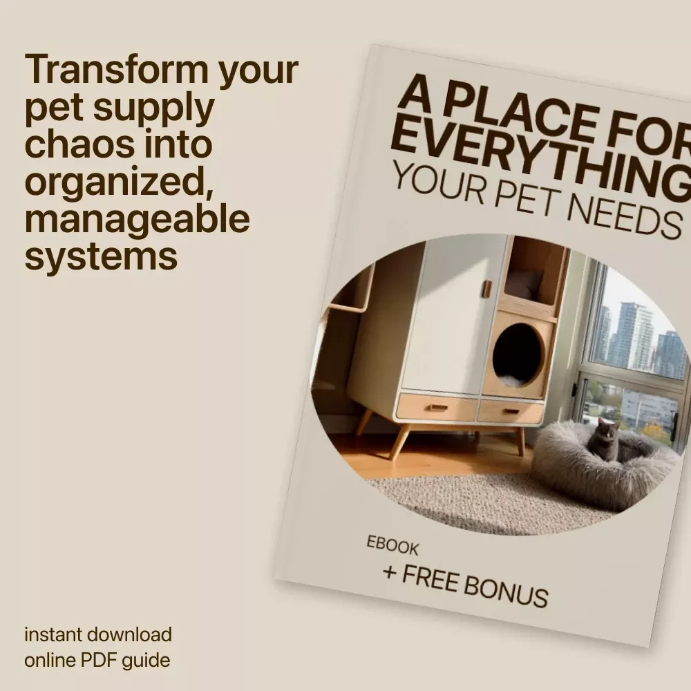 A Place for Everything Your Pet Needs: Organizing Pet Supplies Neatly Made Easy – eBook Download