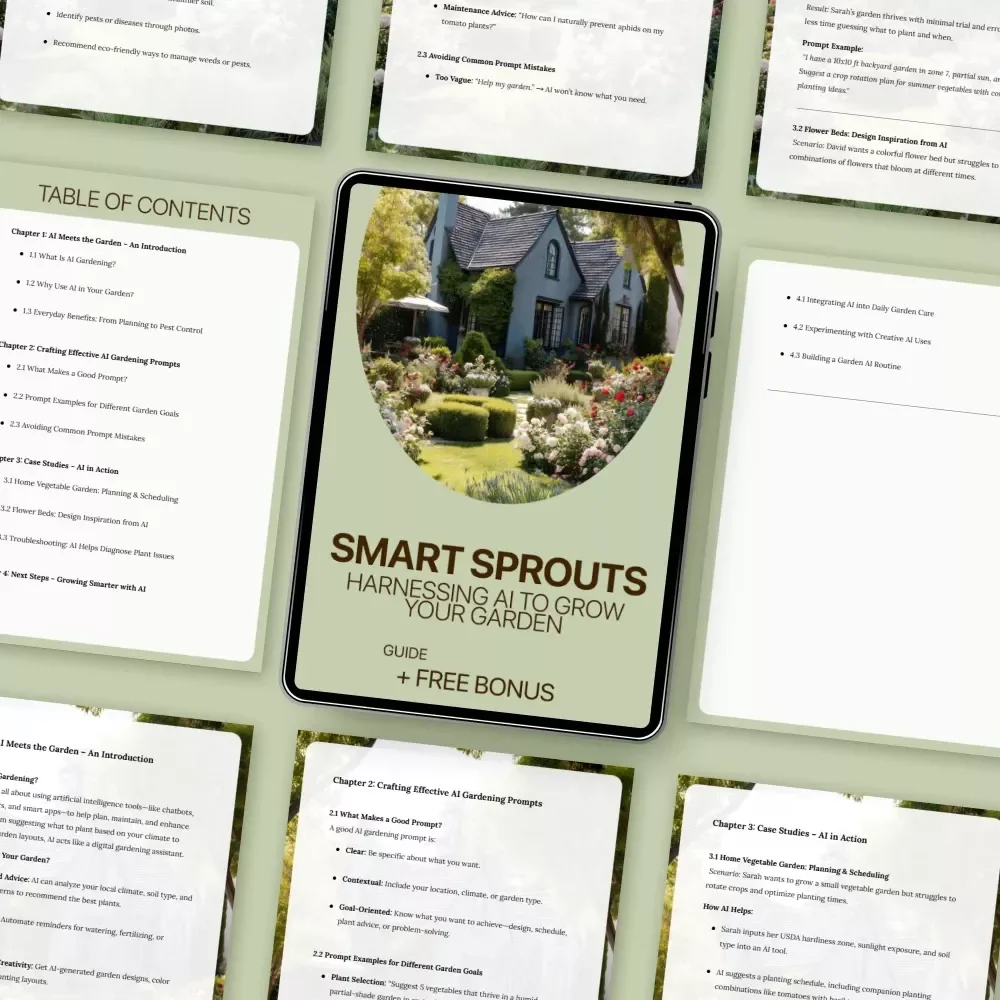 Smart Sprouts: Harnessing AI to Grow Your Garden – The Ultimate Guide to AI Gardening Prompts