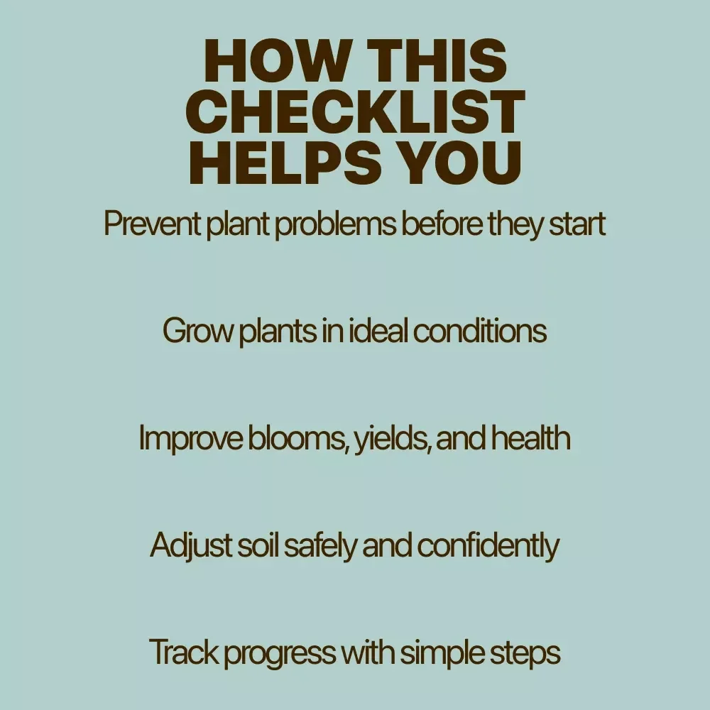 Soil pH Secrets for Thriving Gardens – Printable Checklist for Understanding Soil pH Impact on Garden Plants, Easy Soil Testing & Plant Matching Guide