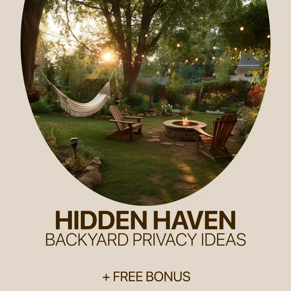 Hidden Haven: Backyard Privacy Ideas – Digital Ebook Guide with Smart Home Back Yard Privacy Ideas for a Peaceful, Secluded Outdoor Space