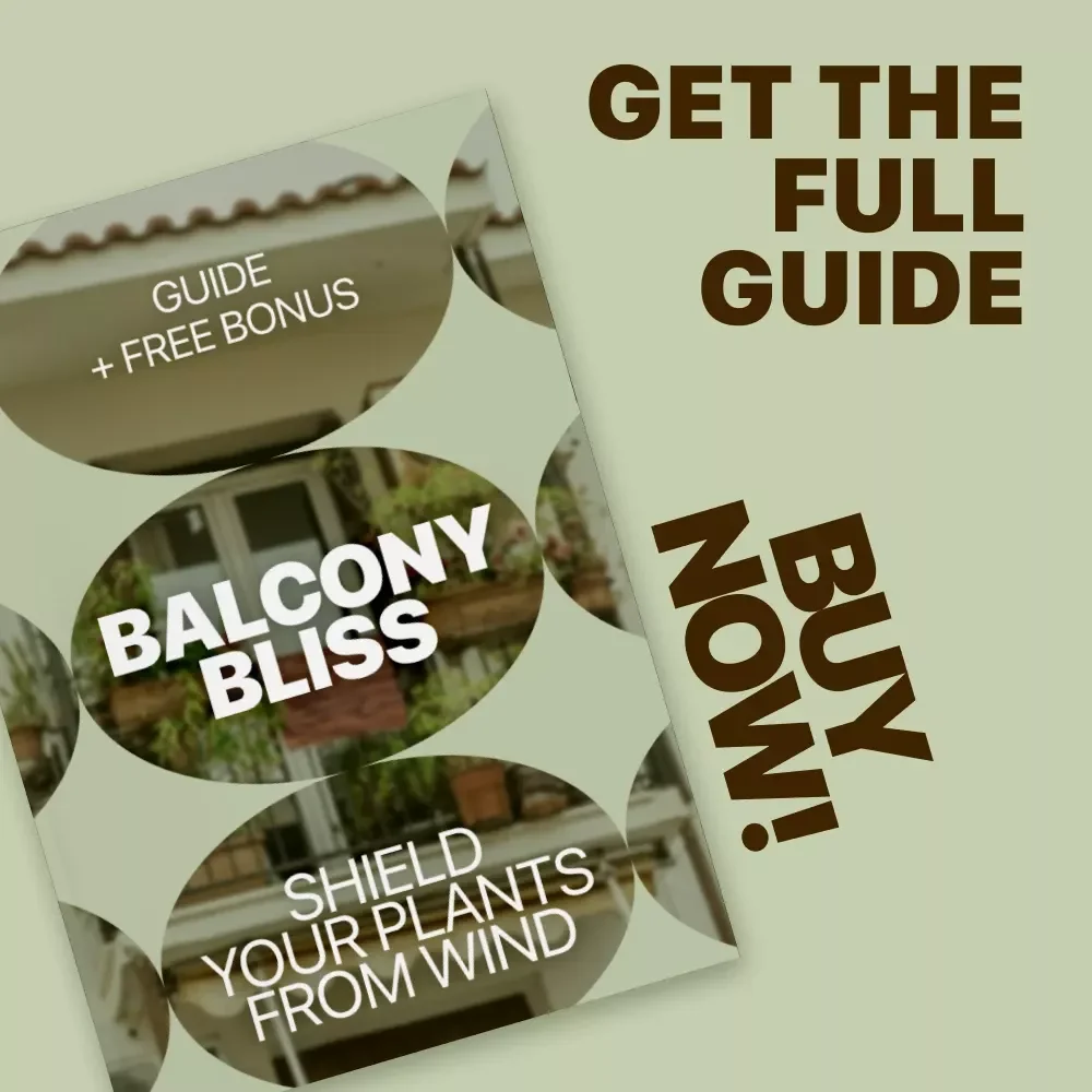 Balcony Bliss: Shield Your Plants from Wind – Smart Guide to Balcony Plant Wind Protection for Small Spaces & Urban Gardens