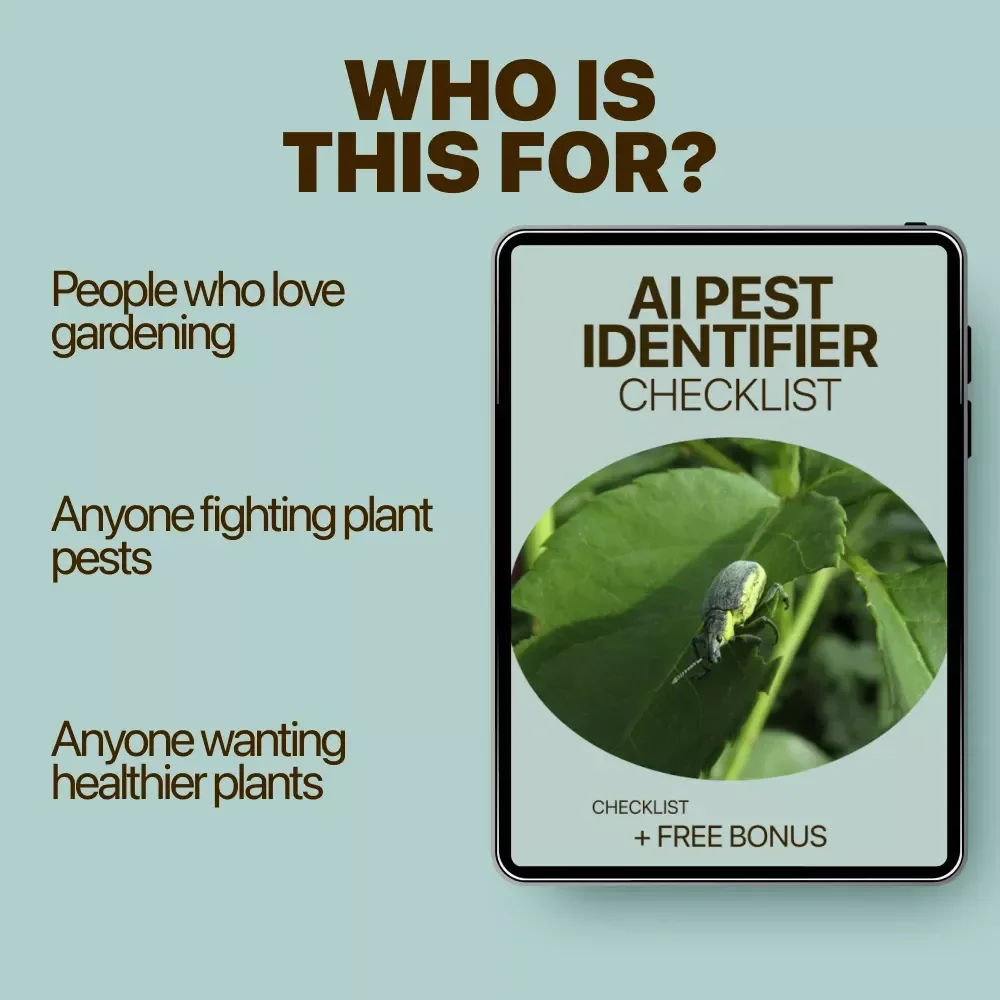 AI Pest Identifier Checklist | Smart Garden Bug ID Guide | Digital Download for Plant Care & Pest Control