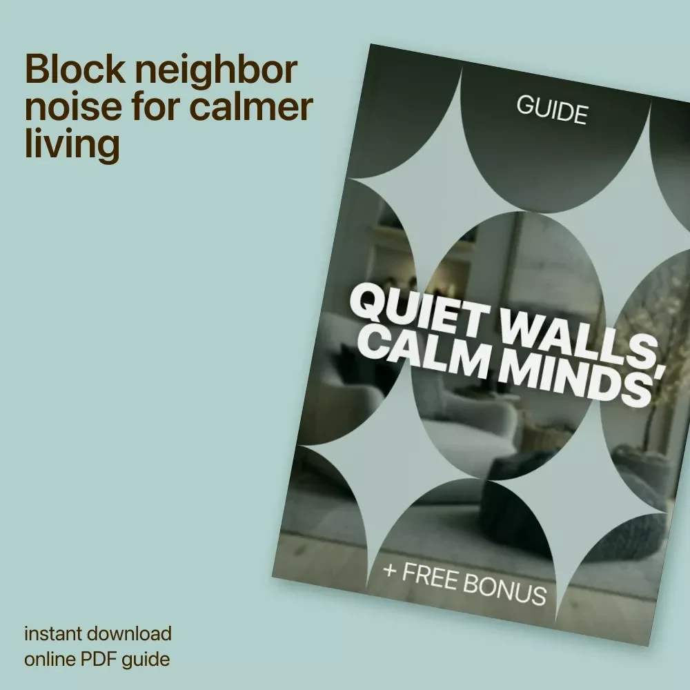 Quiet Walls, Calm Minds – A Practical Guide on how to block neighbor noise for Apartments, Condos & Shared Walls