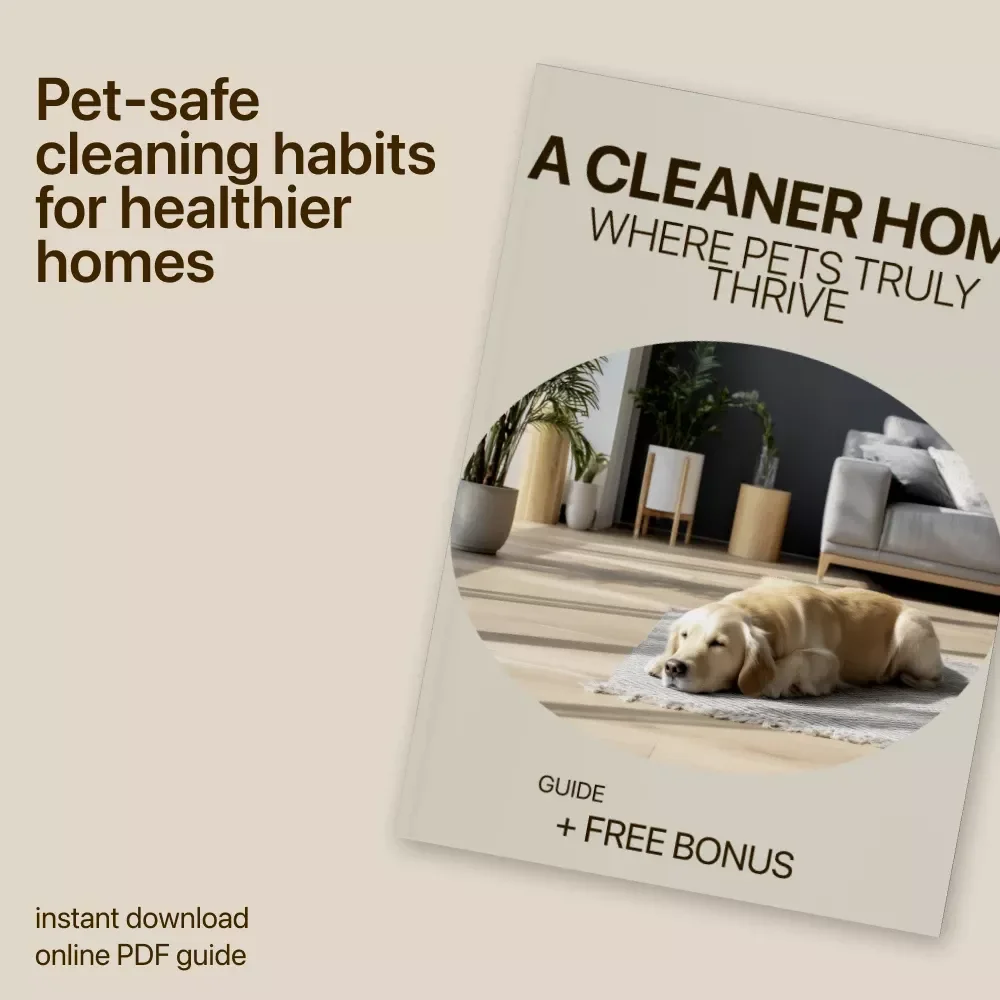 A Cleaner Home Where Pets Truly Thrive – Pet-Safe Cleaning Guide for Modern Homes | Simple Pet Safe Cleaning Habits for a Healthier Space