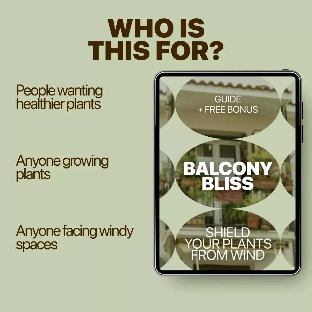 Balcony Bliss: Shield Your Plants from Wind – Smart Guide to Balcony Plant Wind Protection for Small Spaces & Urban Gardens