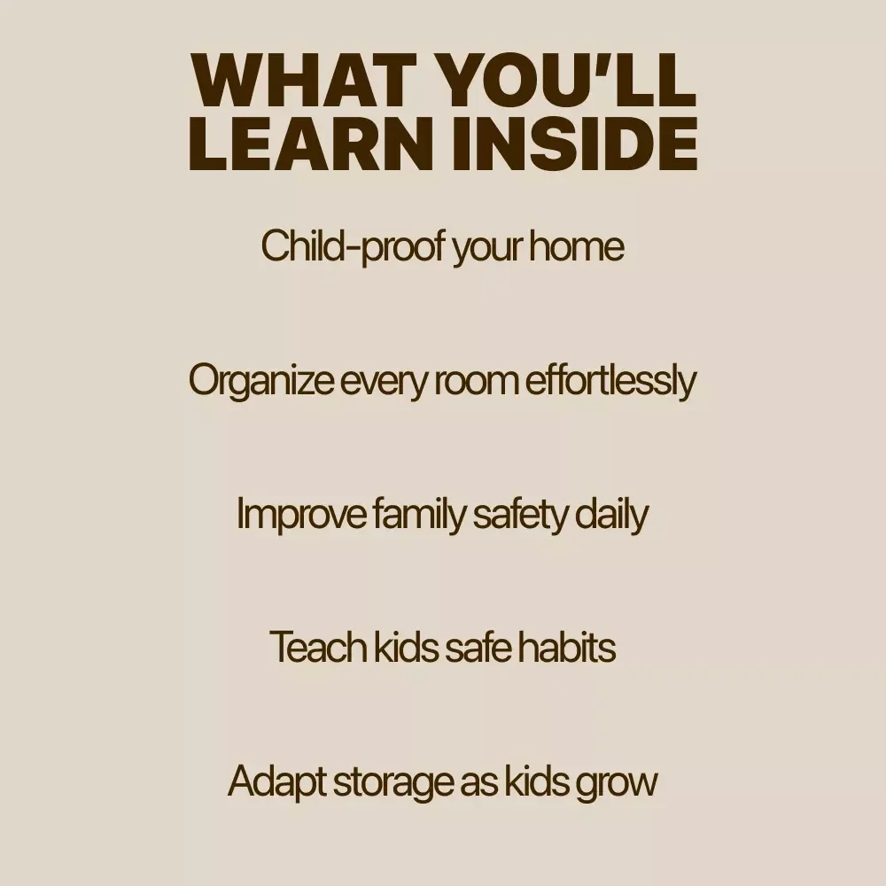 Smart Storage for Growing Families: Child Safe Storage Tips for Every Home