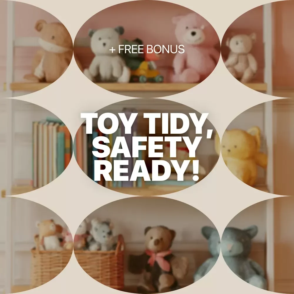 Toy Tidy, Safety Ready! Kids Toy Organization Checklist for a Clutter-Free Home