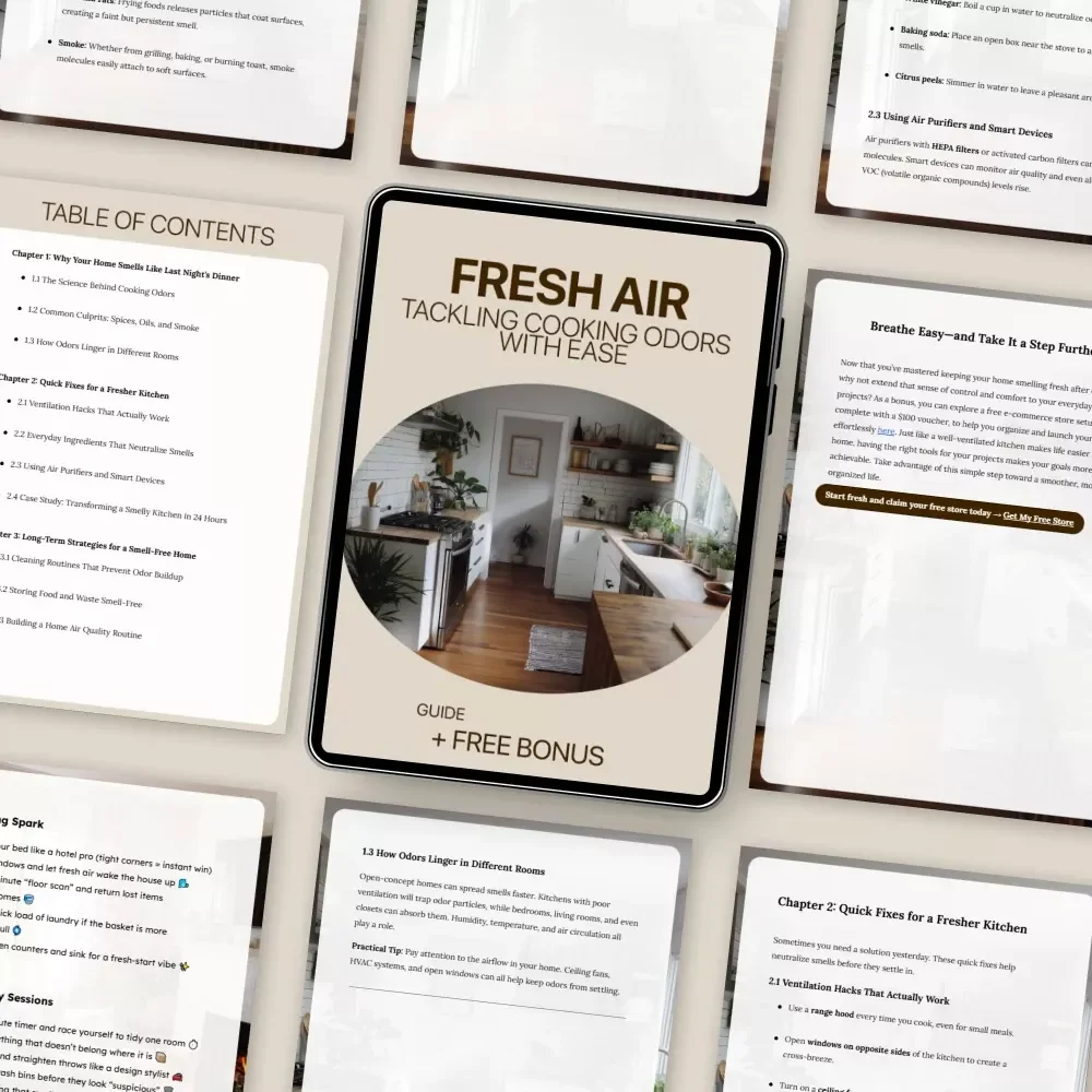 Fresh Air, Happy Home: Tackling Cooking Odors with Ease - A Complete Guide to Eliminating Cooking Smells in Your Home