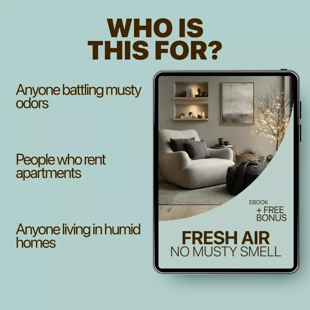 Fresh Air, No Musty Smell – Practical Musty Smell in Home Solutions eBook for Apartments, Basements & Small Spaces