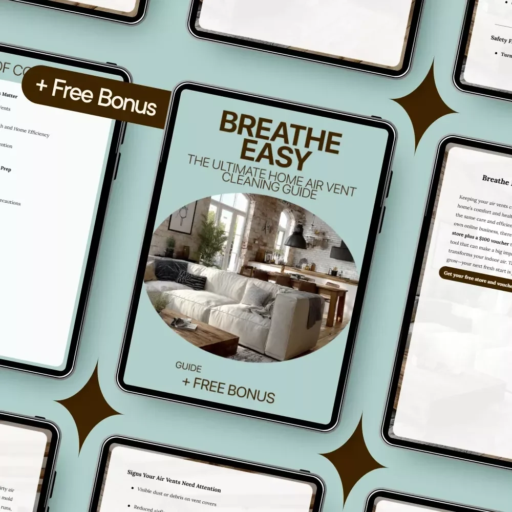 Breathe Easy: The Ultimate Home Air Vent Cleaning Guide - DIY Vent Cleaning eBook for Healthier Air