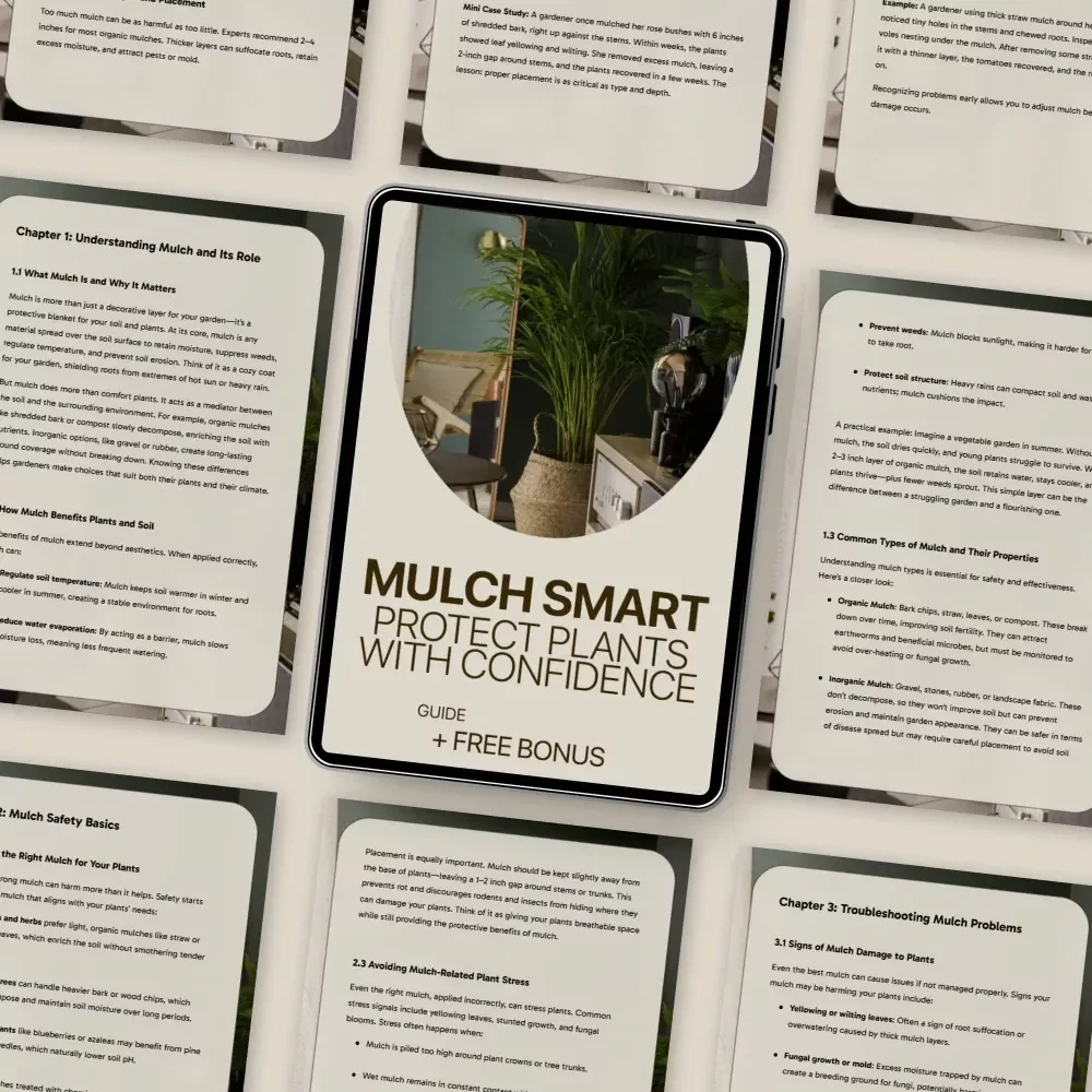 Mulch Smart: Protect Plants with Confidence – Garden Mulch Safety Around Plants Guide for Healthy Soil & Stress-Free Gardening