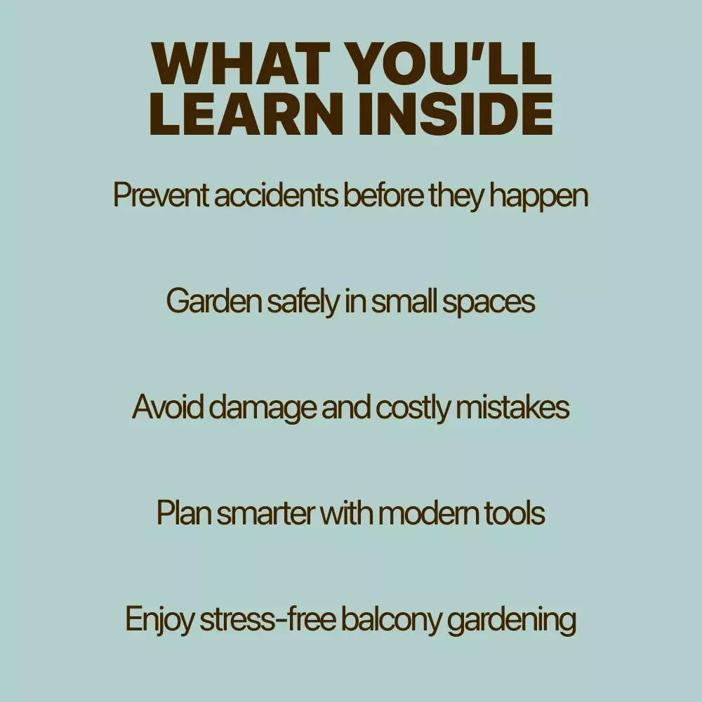 Safe & Serene: Your Balcony Garden Guide – Essential Balcony Garden Safety Tips for Peaceful, Beautiful Small-Space Gardening