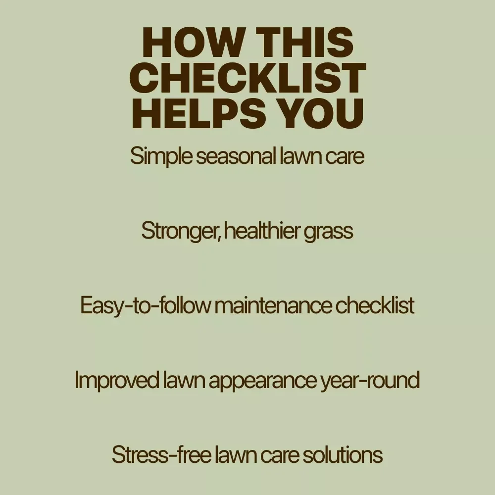 Lawn Seasonal Care Tips: A Year-Round Checklist - Essential Lawn Care Guide for Every Season