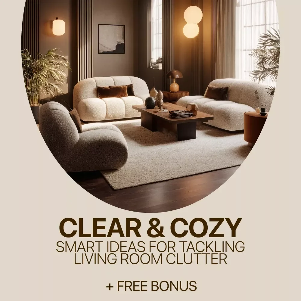 Clear & Cozy: Smart Ideas for Tackling Living Room Clutter - A Practical Guide to Decluttering & Organizing Your Space