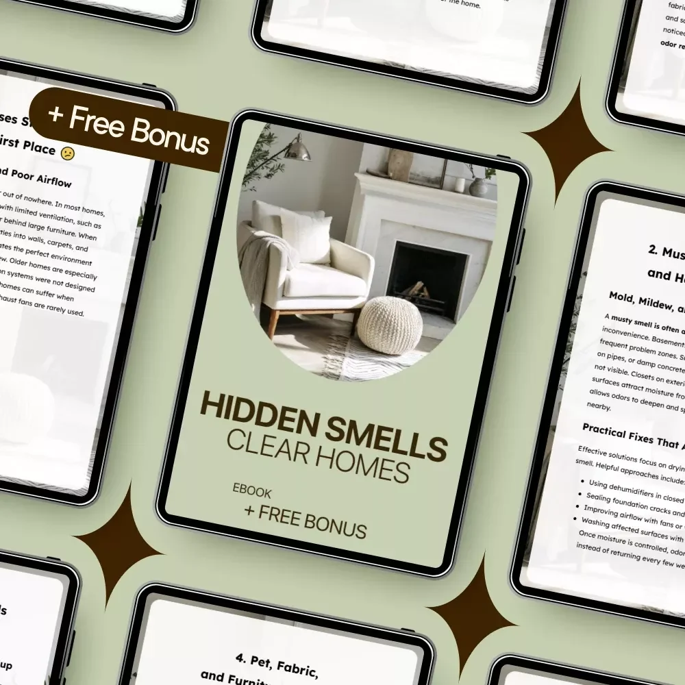Hidden Smells, Clear Homes – A Practical eBook Guide to House Smells Causes and Fixes for Fresh, Odor-Free Living