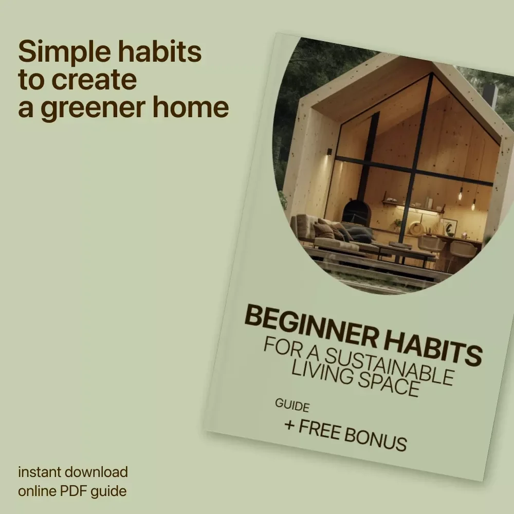 Beginner Habits for a Sustainable Living Space – Easy Green Home Habits for Beginners Guide | Eco-Friendly Home Reset
