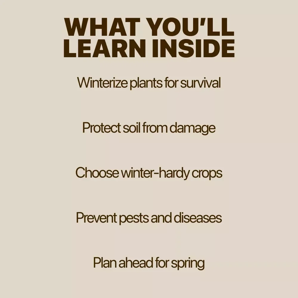 Winter-Proof Your Garden: A Hands-On Guide to Seasonal Prep - Ultimate eBook for Garden Winter Prep