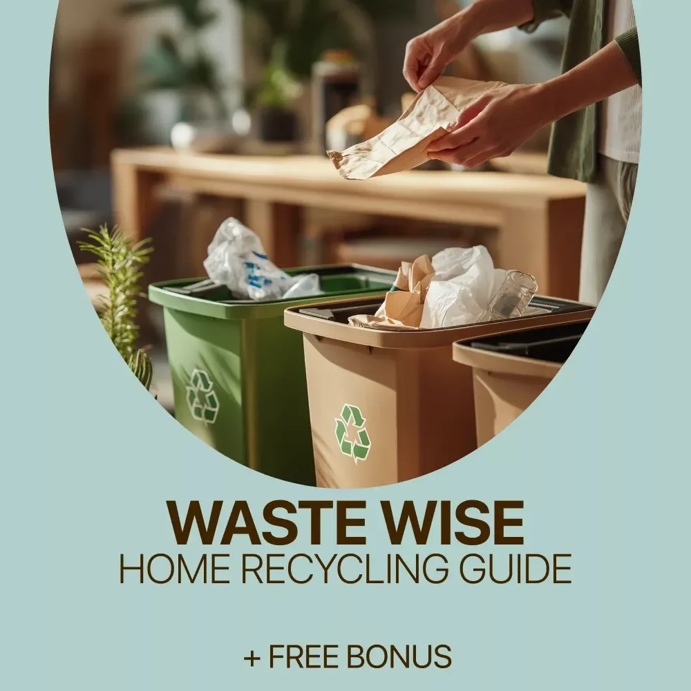 Waste Wise: A Home Recycling Guide | Simple Home Waste Sorting System, Eco-Friendly Living Guide & Digital Download