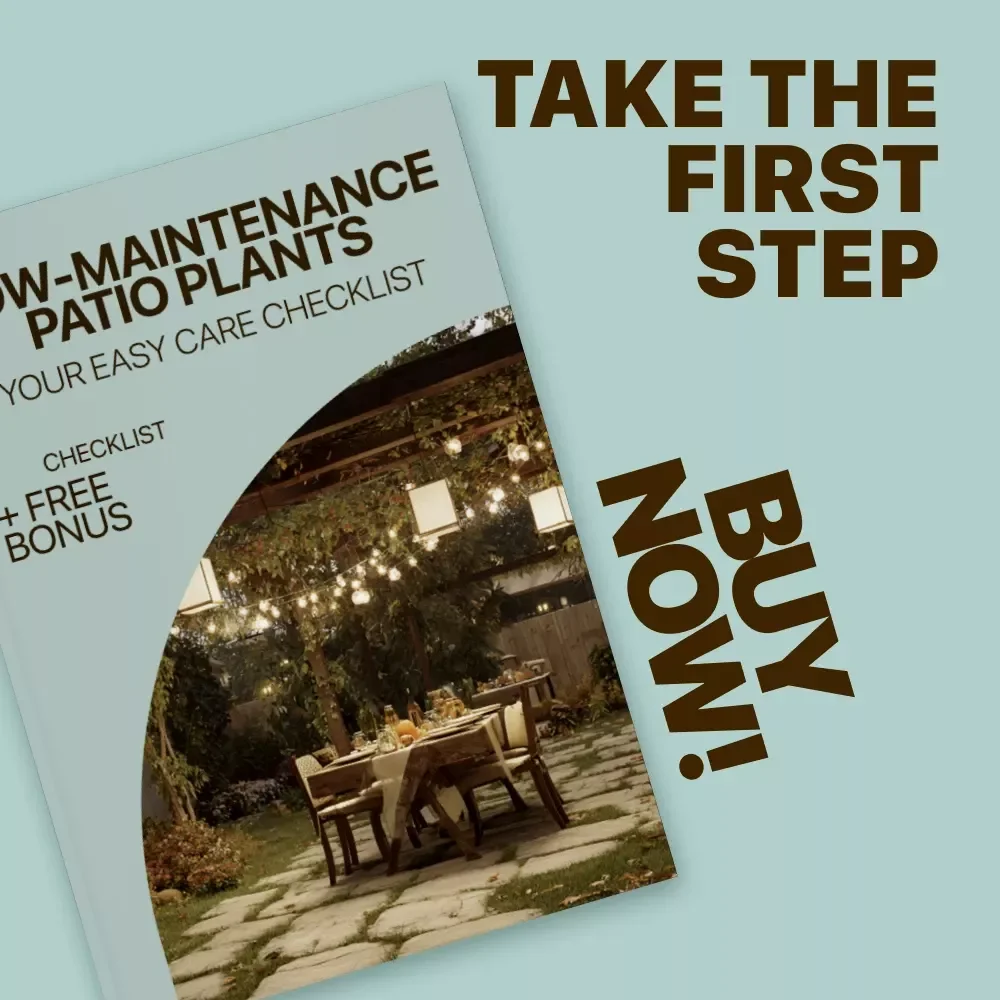 Low-Maintenance Patio Plants: Your Easy Care Checklist | Patio Plants Low Maintenance Digital Checklist for Stress-Free Outdoor Spaces
