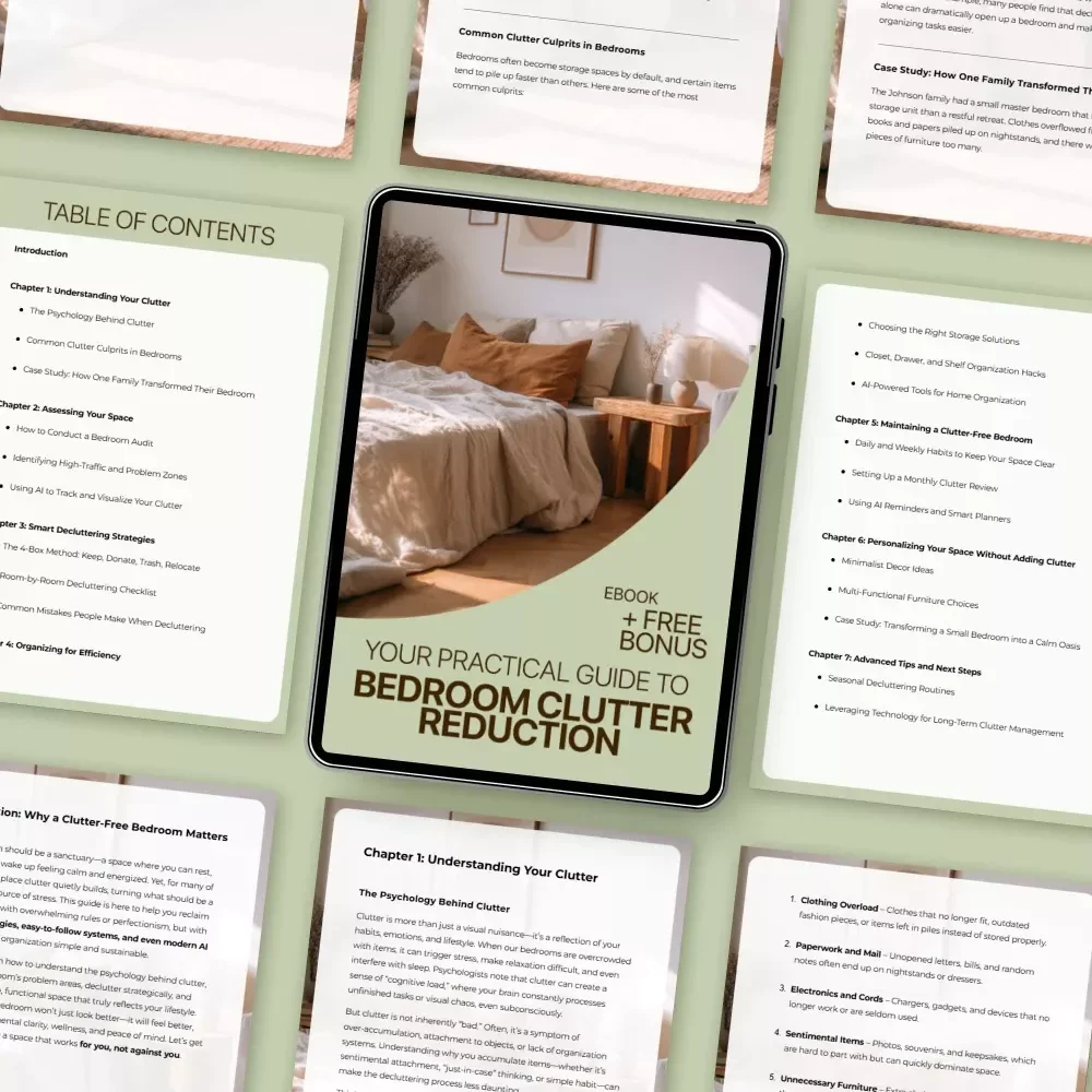 Your Practical Guide to Bedroom Clutter Reduction: Smart Tips for a Calm and Organized Space