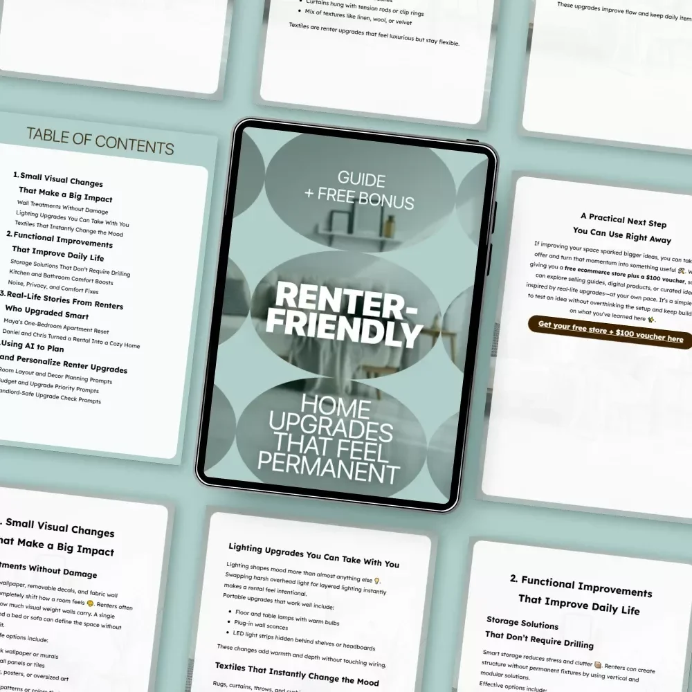 Renter-Friendly Home Upgrades That Feel Permanent - Easy & Affordable Guide for Renters