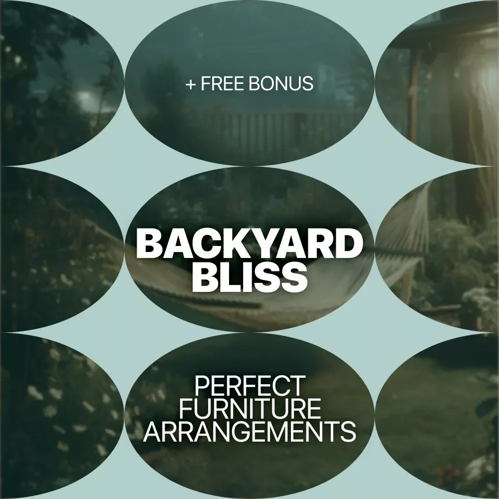 Backyard Bliss: Perfect Furniture Arrangements | Smart Layout Planning & home outdoor furniture arrangement ideas eBook for Stylish, Functional Outdoor Spaces