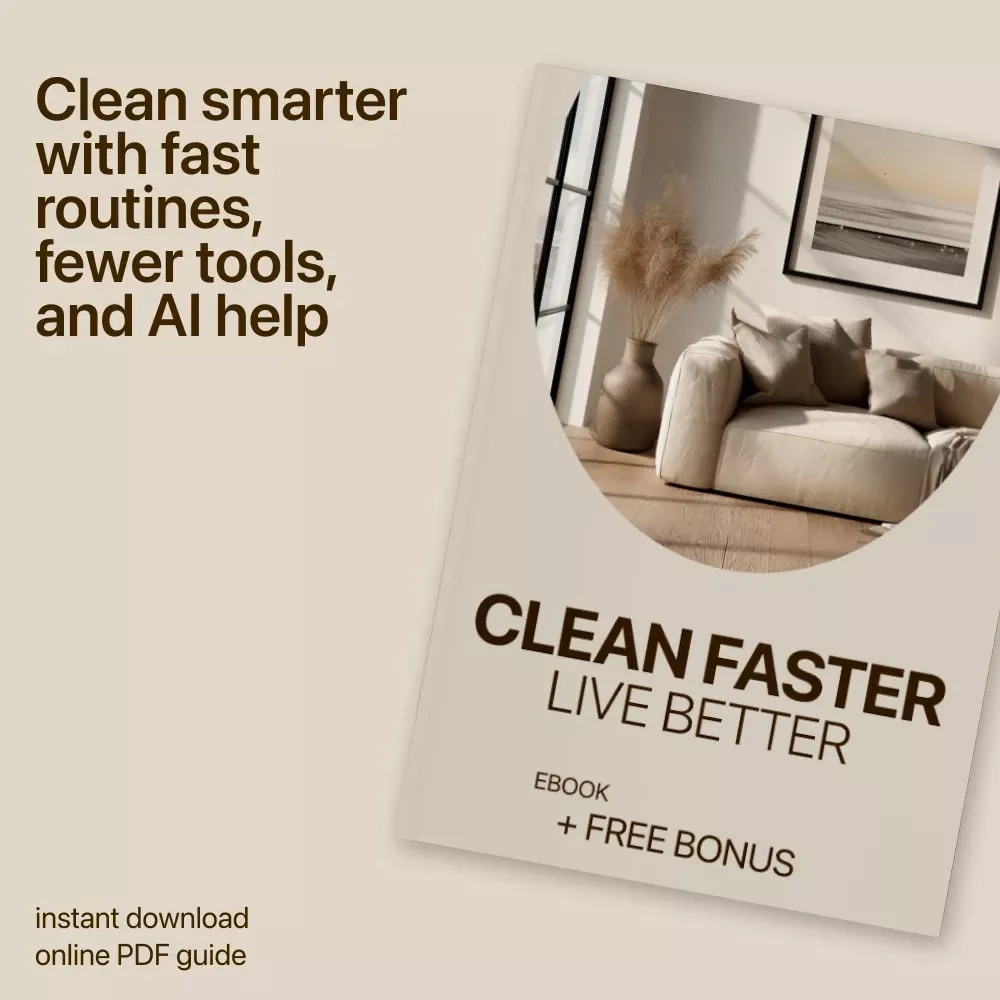 Clean Faster, Live Better | Smart Home Reset eBook | Cleaning Shortcuts That Work for Busy People